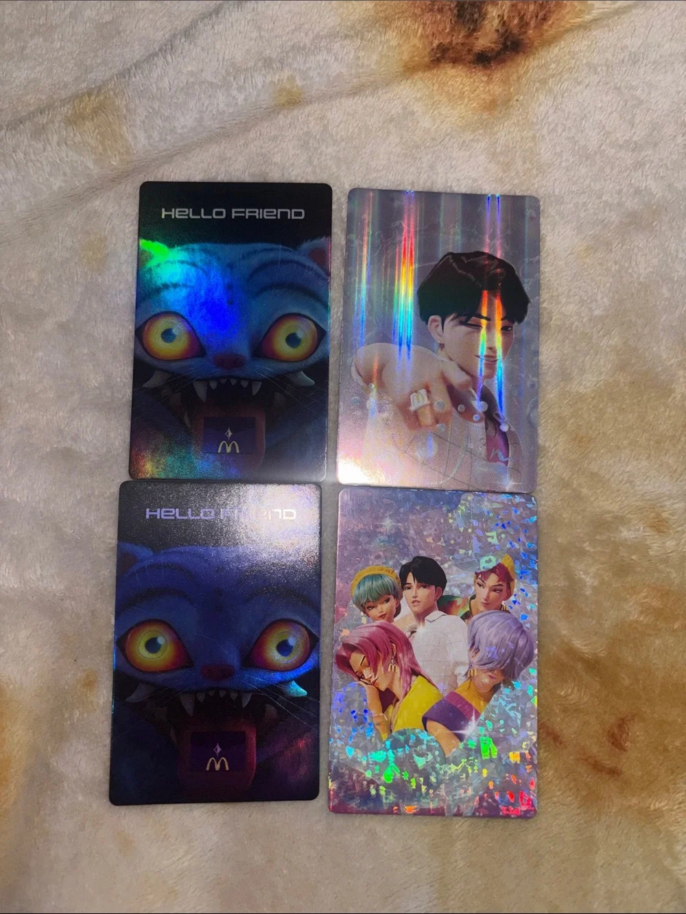 McDonald's collectible Kpop demon hunters cards - Picture 1 of 3